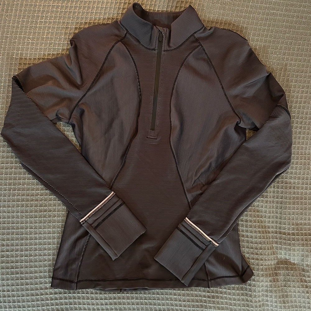 Lululemon Women’s Two-Toned Ribbed Running Half Zip